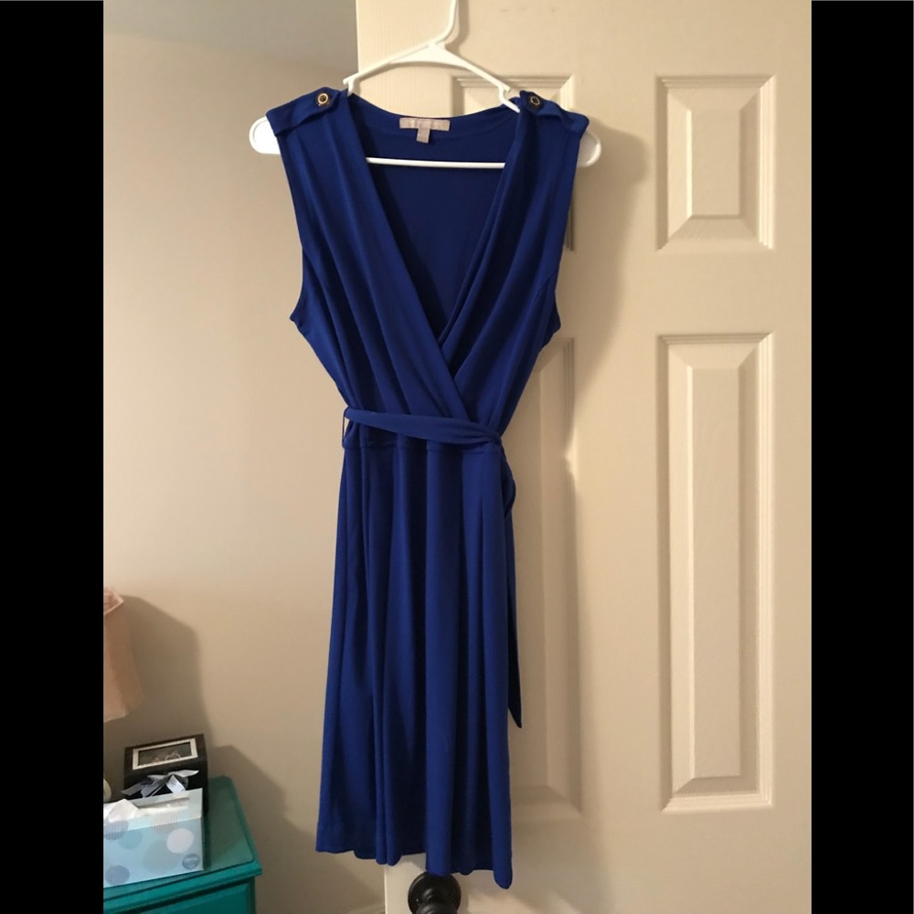 Blue dress